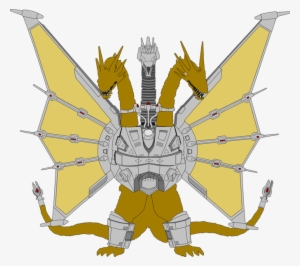 Https - //slayeroftears - Deviantart - Com/art/mecha - Mecha King Ghidorah Drawing