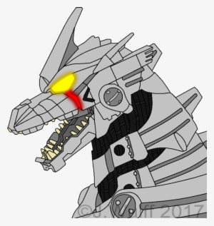 Mecha King Ghidorah Drawing - Digital Art