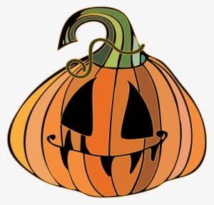 Happy Jack O Lantern Clipart At Getdrawings Com Free - Citrouille Halloween Dessin Orange