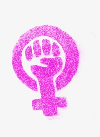 Logo Of A Symbol For Female With A Fist In The Center - Women's Month