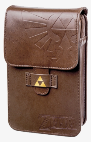 Zelda Faux Leather Adventurer's Pouch - 3ds The Legend Of Zelda