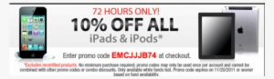 10% Off Apple Ipad And Ipod Is Hot Apple Sale On Newegg - Apple Ipod Touch 4th Generation Black-32gb - Good