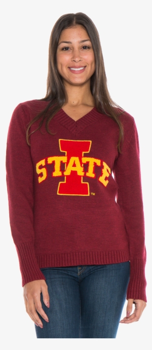 Iowa State Women's V-neck Sweater - Iowa State Cyclones