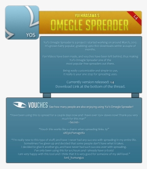 Omegle Spreader - Hack Forums