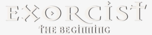 The Beginning Image - Exorcist The Beginning Logo
