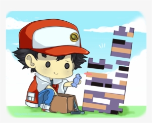 , Red, And Red And Etc) Drawn By Quartette - Pokemon Red Blue Ghost