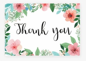 Floral Thank You Cards Printable By Littlesizzle - Printable Floral Thank You Cards