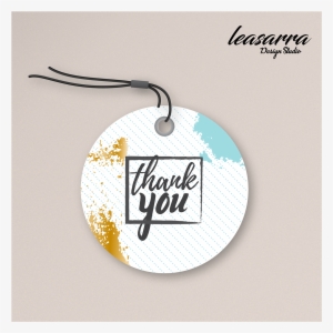 Design 2 Price Thank You Card Tag Malaysia - Label