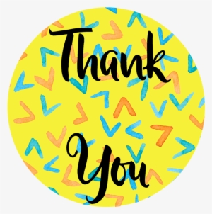 Bright And Cheery Thank You Cards {with Free Printable - Circle Thank You Card