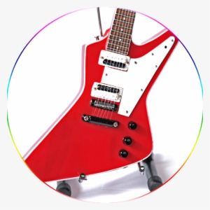 Sammy Hagar Miniature Guitar Replica Collectible Red - Guitar