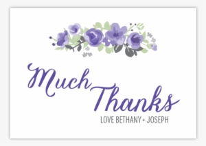 Floral-thankyoucard