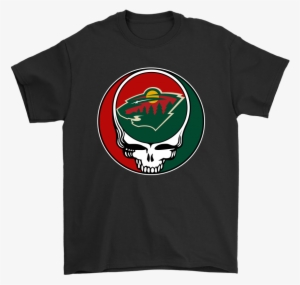 Nhl Team Minnesota Wild X Grateful Dead Logo Band Shirts - Grateful Dead Steal Your Face