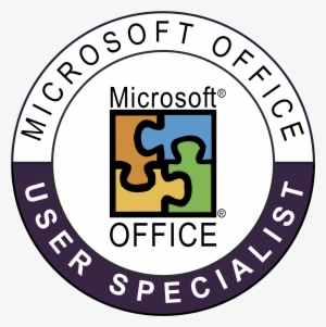 Microsoft Office User Specialist Logo Png Transparent - Logo Microsoft User Specialist
