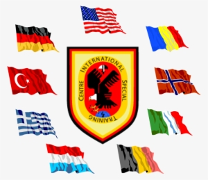 Istc Logo - United States Flag Shower Curtain