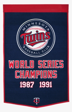 Minnesota Twins World Series Championship Dynasty Banner - Mlb Minnesota Twins Dynasty Banner