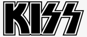 Pegatina Kiss Logo Letras - Kiss Band Logo Svg