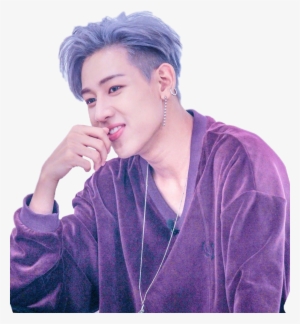 Bambam Got7 Purple Hair