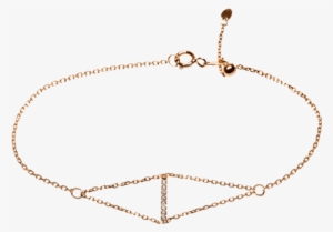 Pulsera Oro Triangulos Cadenas - Chain