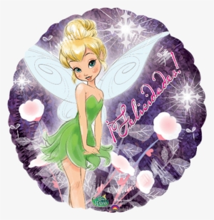 Globo Campanita Felicidades - Disney Fairies Official 2016 Slim Calendar