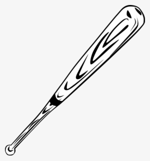 Baseball Bat Clip Art Clipart Major League Baseball - Clip Arts Black And White Bat