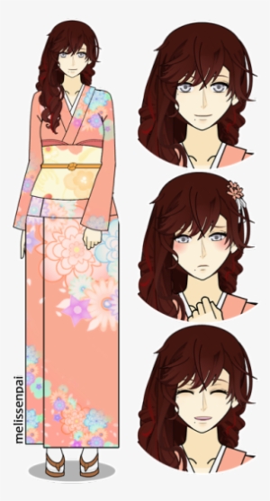 I Made A Ref Of My Dear Friend's Oc/mc Aiko Bc She's - Cartoon