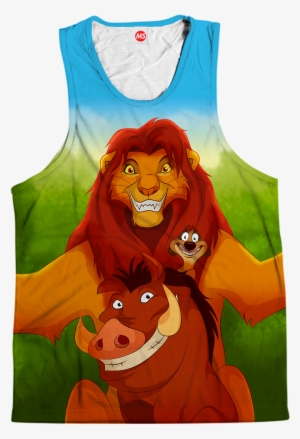 Hakuna Matata Tank Top - Lion King Selfie - 720x1024 PNG Download - PNGkit