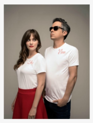 Zooey Deschanel With She & Him Partner M - Zooey Deschanel