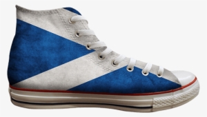 Ct All Star Hi Top Scottish Flag - American Flag Custom Converse