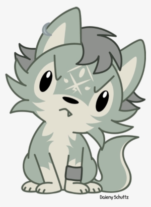 Chibi Wolf Link By Daieny On Deviantart Cartoon Wolf, - Wolf