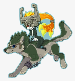 Wolf Link Midna By =keshimeg On Deviantart - Chibi Midna And Wolf Link