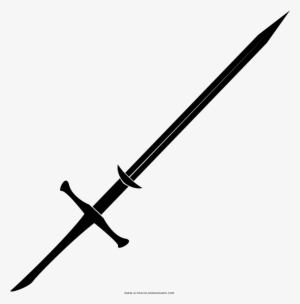 Greatsword Coloring Page - Sword