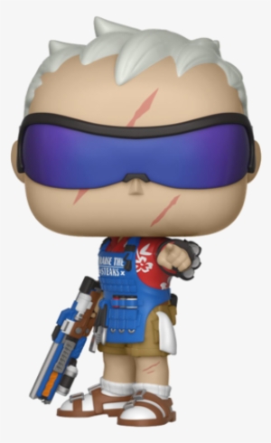 Soldier 76 Sdcc 2018 Exclusive Pop Vinyl Figure - Soldier 76 Pop Sdcc