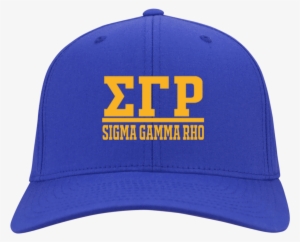 Sigma Gamma Rho Flex Fit Twill Baseball Cap - Sleeve