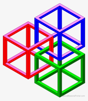 Cubes Impossible Geometry Optical Illusion - Impossible Cubes