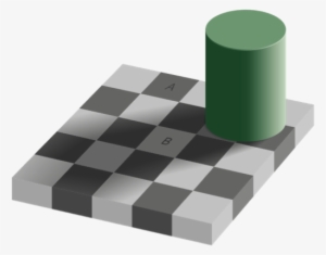 Checker Shadow Illusion - Color Optical Illusions