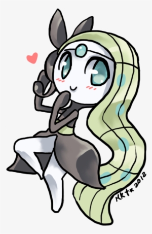 Meloetta Es Propiedad De The Pok Mon Company, Gamefreak - Pokemon Meloetta Kawaii