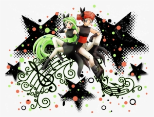 Resized To 54% Of Original - Ik1749 Wall Decal Sticker Music Notes Treble Clef Living