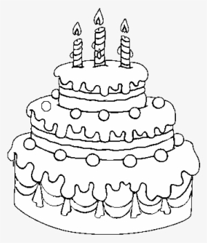Dibujo De Tarta De Cumpleaños Para Colorear - जन्मदिन की शुभकामनाएं अंकल