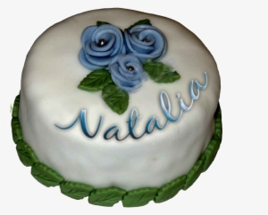 Rosaazulnatalia - Torta Con Nombre Natalia