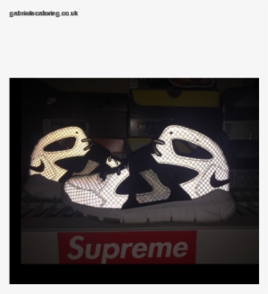 Nike Megatron Huarache Free Shield Calvin Johnson Sz - Supreme