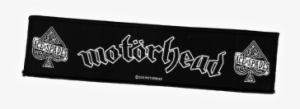 Motörhead - Large Black Mens Motorhead Ace Of Spades Woven Patch