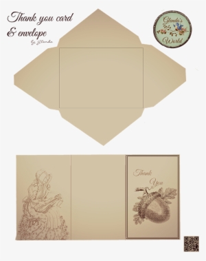 Displaying Glenda's World Ty Tg Card & Envelope - Paper