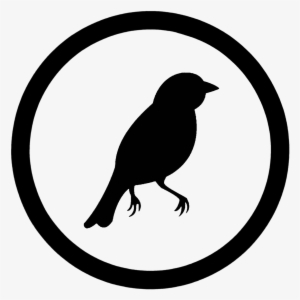 Bird, Icon - Icon Black And White