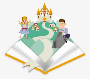 Fairy Tale Clipart Once Upon Time - Once Upon A Time Book Clip Art