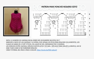 Patron Para Mi Poncho A Crochet - Patron De Poncho A Crochet