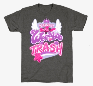 Kawaii Weeaboo Trash Anime Logo Racerback - T-shirt