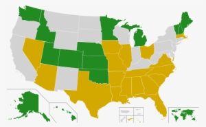 Was Derived From - Blue Map Of United States