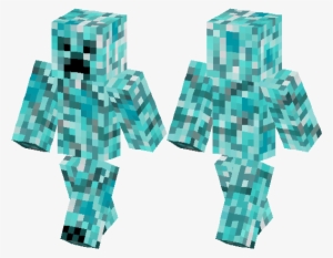 Diamond Creeper Skin Minecraft