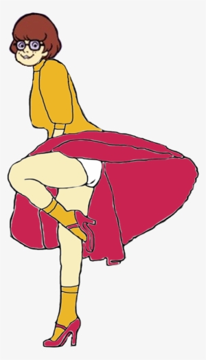 Velma Dinkley's Skirt-blowing Pose By Darthraner83 - Velma Scooby Doo