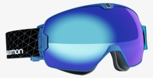 Ski-glasses - Salomon Xmax Blue+xtra Lens Asian Fit Goggles